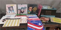 Box 30 Record Albums-Elvis, Cash, Chiomunks, Misc