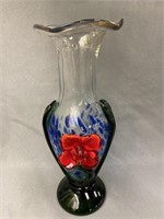 Unsigned Art Glass Vase