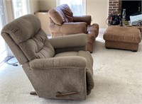 "Frankenstein" Chair with Ottoman and Recliner