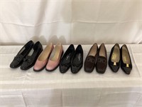 Assorted Ferragamo shoes