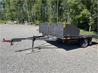 8x12 ft deck flat bed trailer