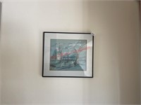 Framed print (entry room)