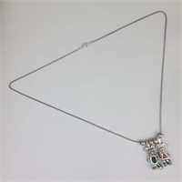Sterling Silver Mickey Mouse Birthstone Necklace.