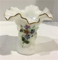 Consolidated glass regent line vase #1434