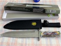 Chipaway Cutlery 15in Fixed Blade with Frost Wood
