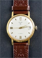 Vintage Elgin 17 Jewels Men's Watch Working