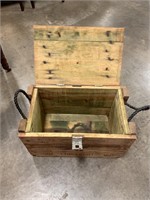 Wood crate box