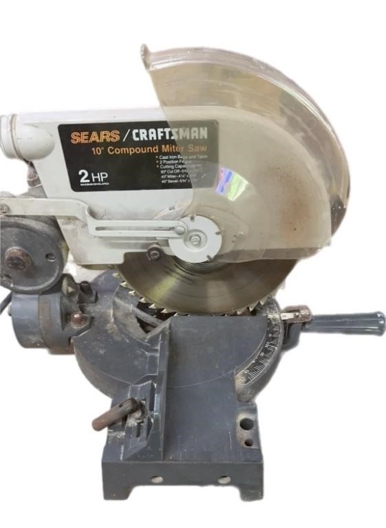 Estate Sears/ craftsman 10in Miter Saw (Works)