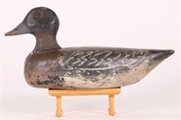 Early Bluebill Hen Duck Decoy by Unknown Carver,
