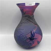Kelsey Murphy Pilgrim cameo glass 10" vase