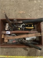 Box of miscellaneous tools