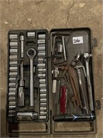 Partial Socket set with extra tools