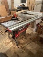 Large craftsman table saw with stand 
Top is 40