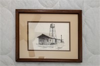 “Rockwell Depot” Signed Print by Bitty Sedberry