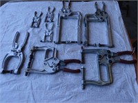 Assorted Knuvise Clamps