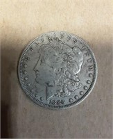 1889-O Morgan Dollar.