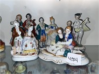 Occupied Japan Porcelain courting figurines