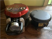 Oster Double flip waffle maker and Sunbeam