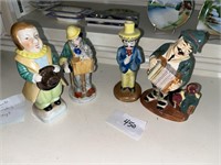 Occupied Japan Porcelain figurines of organ