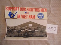 Bommer Photo With Men & Vietnam Bumper Sticker