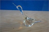 Signed Chalet Glass Duck