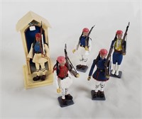 5 Aohna Toy Soldier Plastic Figures Greece