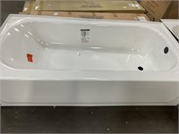 Aloha 60 in. x 30 in. Soaking Bathtub with Right