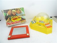 Lot of 3 Vintage Games - Perfection Popcorn &