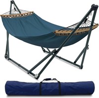 New $190  Hammock with Stand(Blue)
