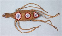 Native American Beaded Umbilical Cord Case