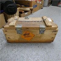 Ammunition Crate Percussion Fuse Wooden Box