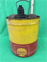 Vintage 5 gallon Shell oil can