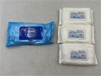 NEW Mixed Lot of 4- Disinfectant Wipes Packs