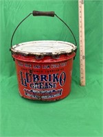 Vintage Lubriko grease can