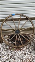48” vintage wagon wheel