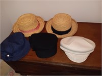 5 women's hats