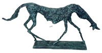 BRONZE GIACOMETTI STYLE WHIPPET