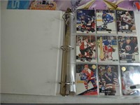 Binder Of Hockey Cards