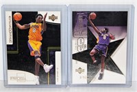 2 Kobe Bryant Cards 2000 - Pro Active & Star Comma
