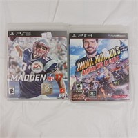 PlayStation 3 Games - Madden/Jimmie Johnson