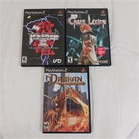 PlayStation 2 Games Lot - Drakan - Raiden 3