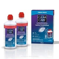 CLEAR CARE Contact Lens Solution, Twin Pack Cl