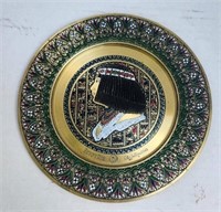 6" Brass Plate Handmade Egypt Air Princess Nefert