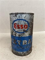 ESSO extra motor oil advertising paper can with