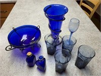 Blue Glass Vessels