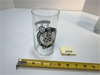 Mobil Oil Boston Celtics Drinking Glass