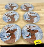 Christmas Village Kids Collection Plates