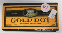 (100) Count Gold Dot 40/10mm ".400 inch" 180GR