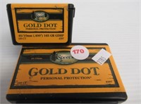 (200) Count Gold Dot 40/10 mm ".400 inch" 165GR