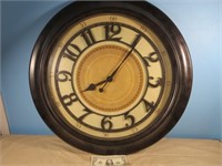 *LPO* Decorative 12 Hour Quartz Wall Clock, 28in